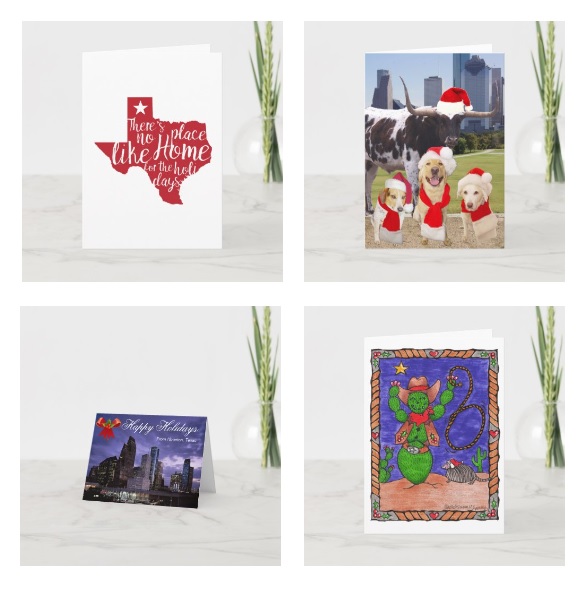 Houston Christmas Cards Online
